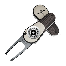 Load image into Gallery viewer, Seed Pitchfix Golf Divot Tool - The Woodie