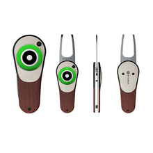 Load image into Gallery viewer, Seed Pitchfix Golf Divot Tool - The Woodie