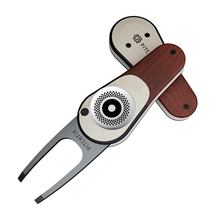 Load image into Gallery viewer, Seed Pitchfix Golf Divot Tool - The Woodie