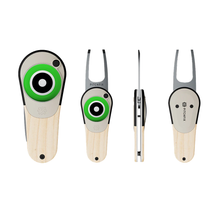 Load image into Gallery viewer, Seed Pitchfix Golf Divot Tool - The Woodie