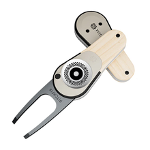 Load image into Gallery viewer, Seed Pitchfix Golf Divot Tool - The Woodie