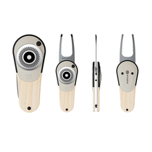 Load image into Gallery viewer, Seed Pitchfix Golf Divot Tool - The Woodie