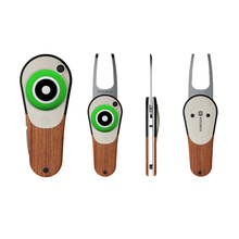 Load image into Gallery viewer, Seed Pitchfix Golf Divot Tool - The Woodie