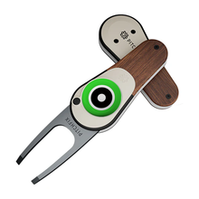 Load image into Gallery viewer, Seed Pitchfix Golf Divot Tool - The Woodie