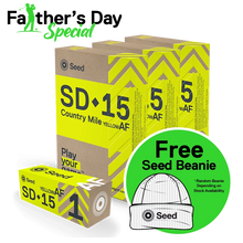 Load image into Gallery viewer, Father's Day SD-15 YellowAF Golf Balls - 3 Dozen