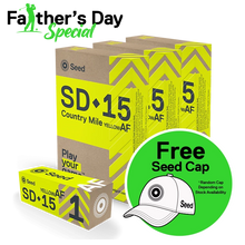 Load image into Gallery viewer, Father's Day SD-15 YellowAF Golf Balls - 3 Dozen