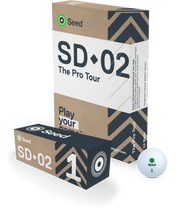 Load image into Gallery viewer, Seed Golf SD 02 Premium Tour golf ball bundle with pro tour ball packaging from South Africa